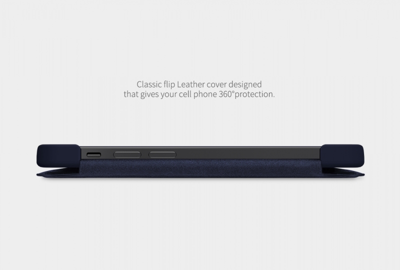Bao Da iPhone 12 Pro Max Hiệu Nillkin Qin Chính Hãng được làm bằng da và nhựa cao cấp polycarbonate khá mỏng nhưng có độ bền cao, cực kỳ sang trọng